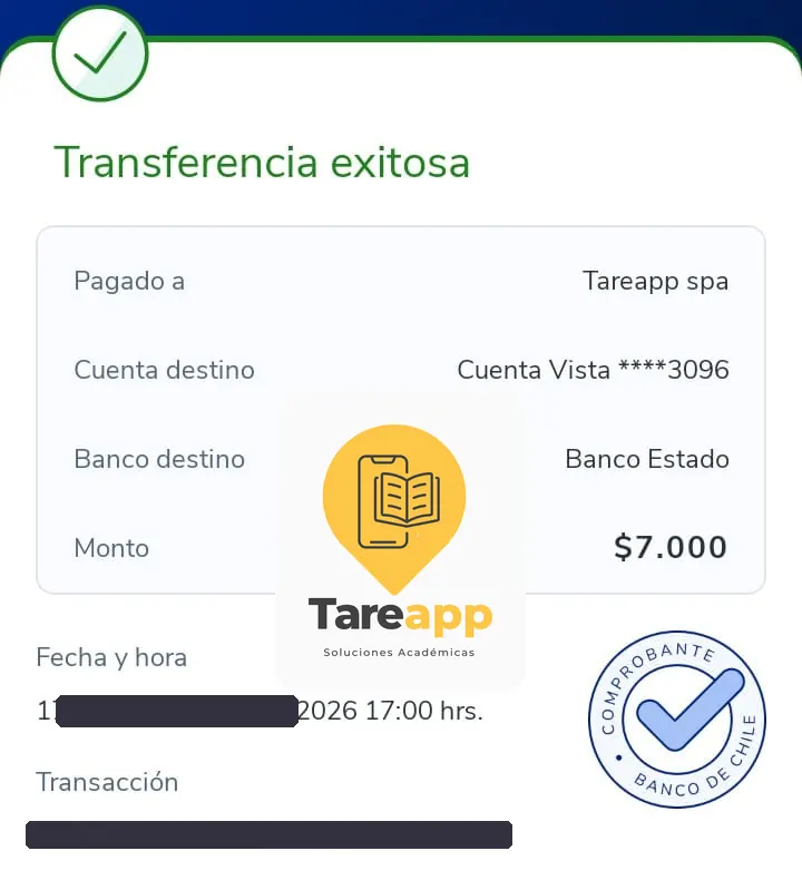Comprobante de pago de $7.000 a Tareapp, septiembre 2026
