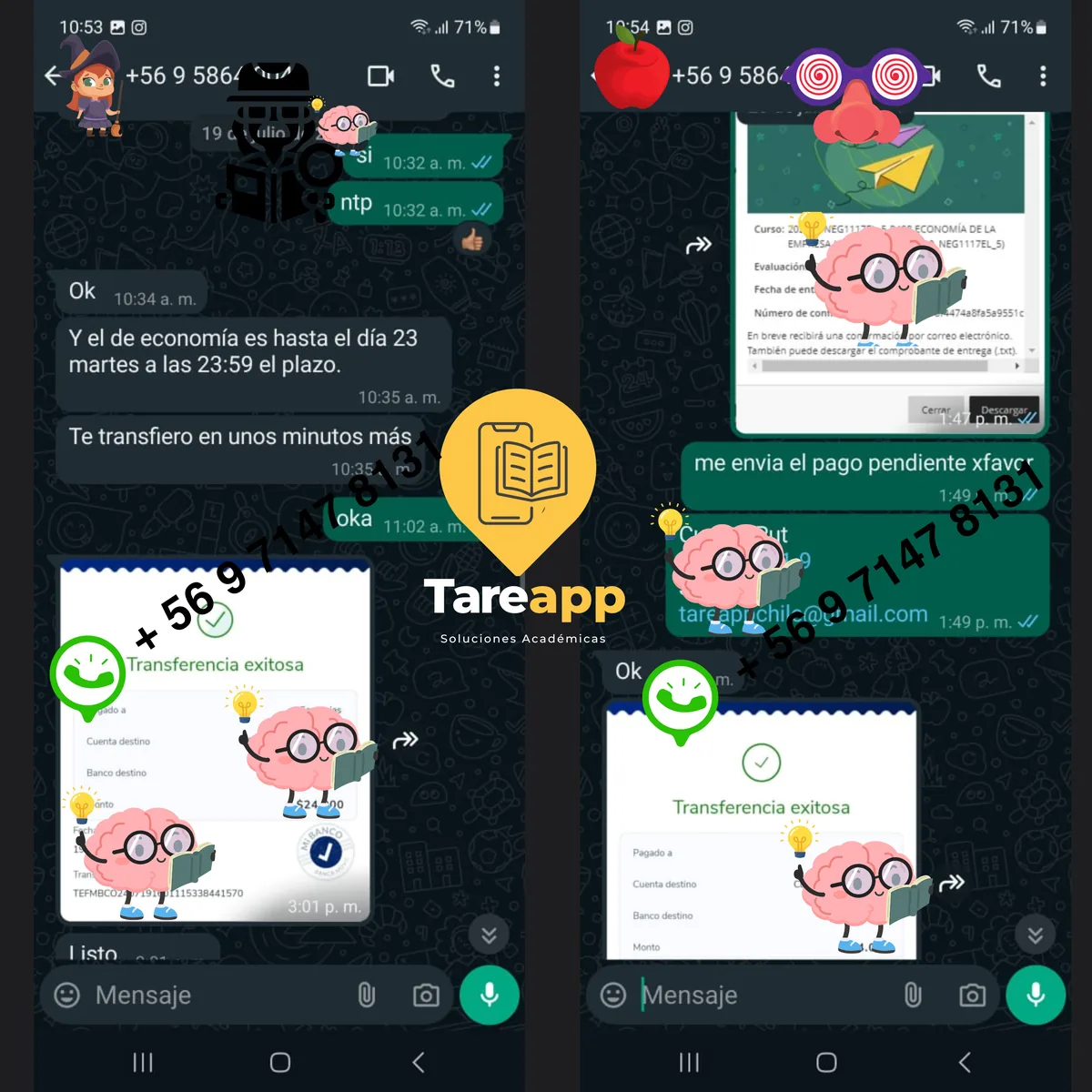 Referencia de cliente de Tareapp
